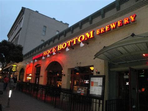 Rock bottom brewery - Combine beer and water in mixing bowl. Slowly incorporate other ingredients until smooth. Be sure to keep the batter as cool as possible. When ready, cut salmon into individual thumb-sized pieces. Coat fish pieces entirely in batter and let some excess drain. Immerse in preheated 350 degree F oil until golden brown.